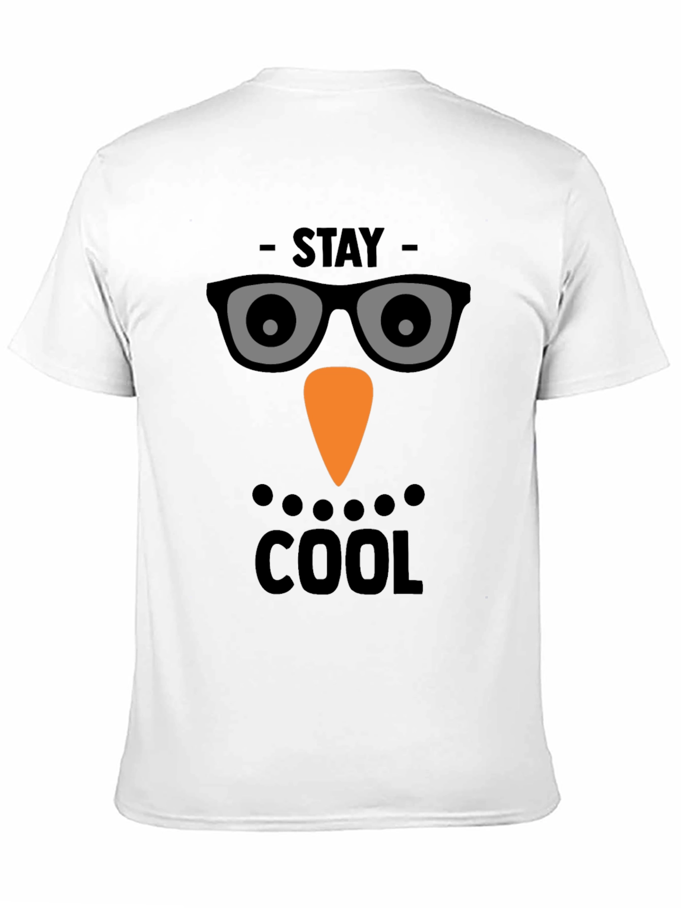 Stay Cool Snowman Face T-Shirt