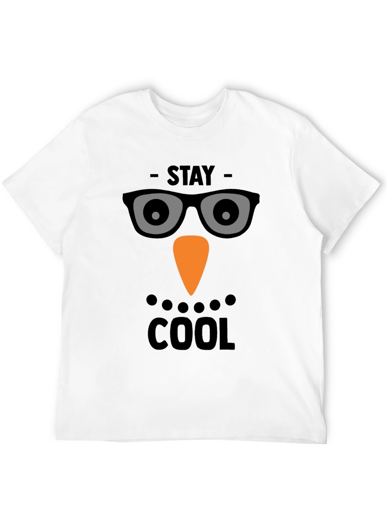 Stay Cool Snowman Face T-Shirt