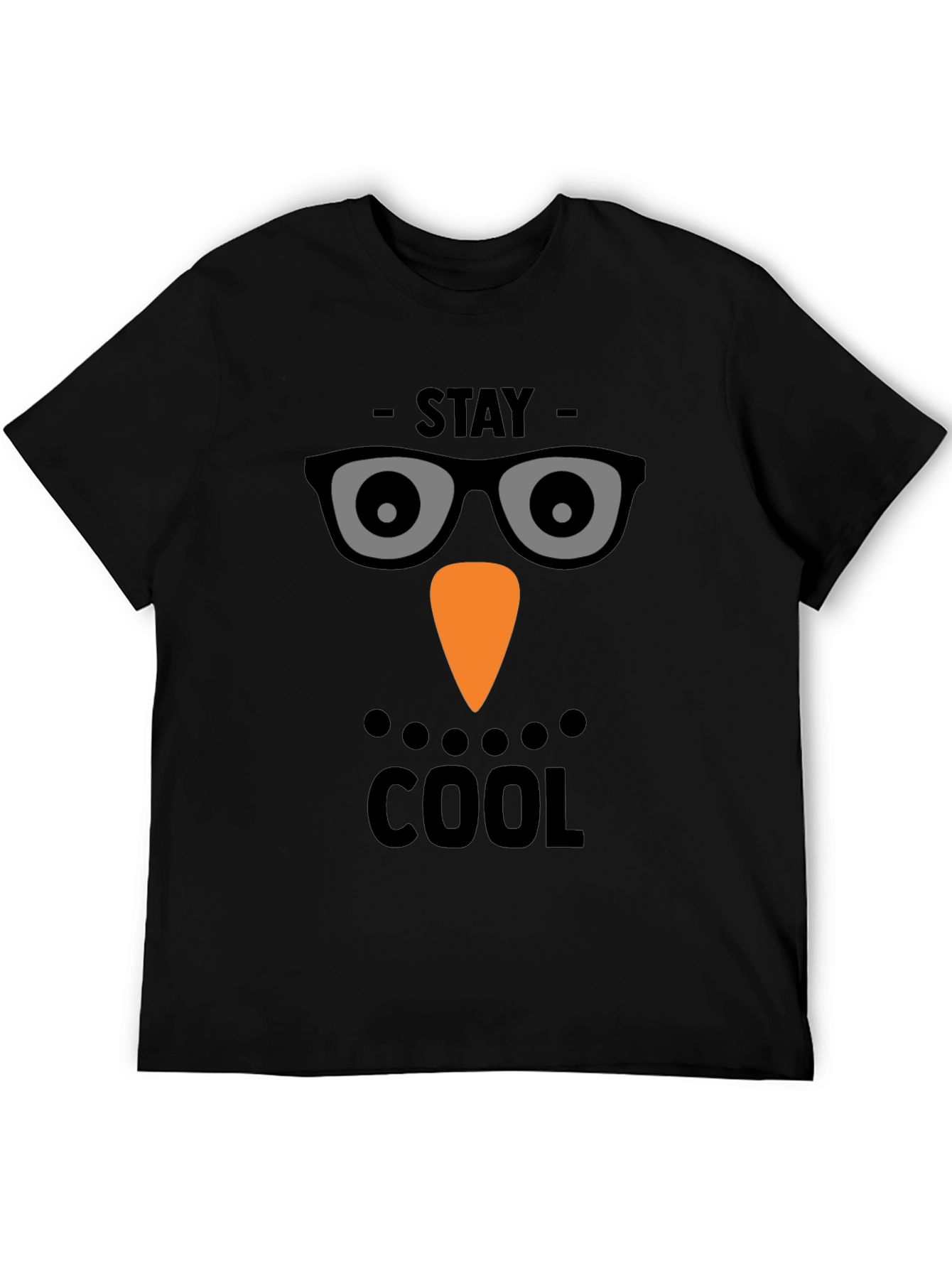 Stay Cool Snowman Face T-Shirt