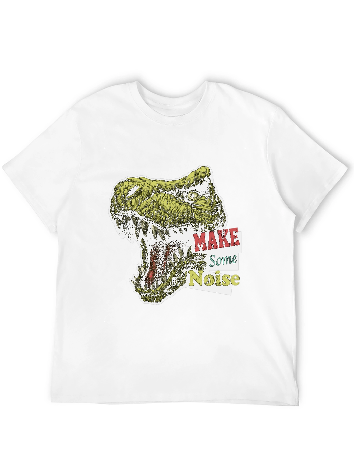 Dino Roar Graphic Tee - Make Some Noise T-Shirt
