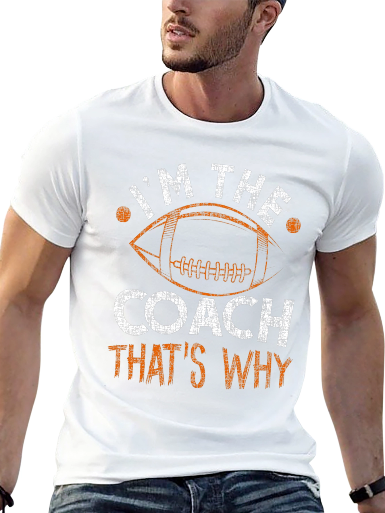 Im The Coach Thats Why T-Shirt Football