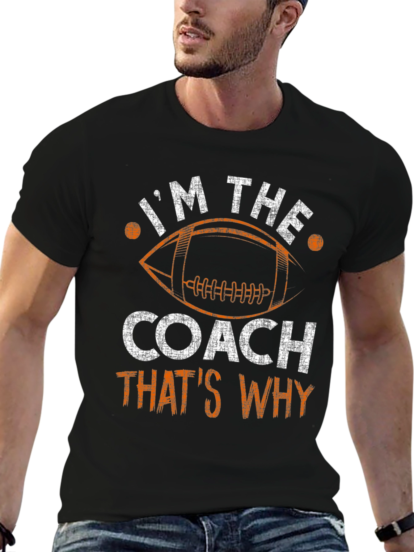 Im The Coach Thats Why T-Shirt Football