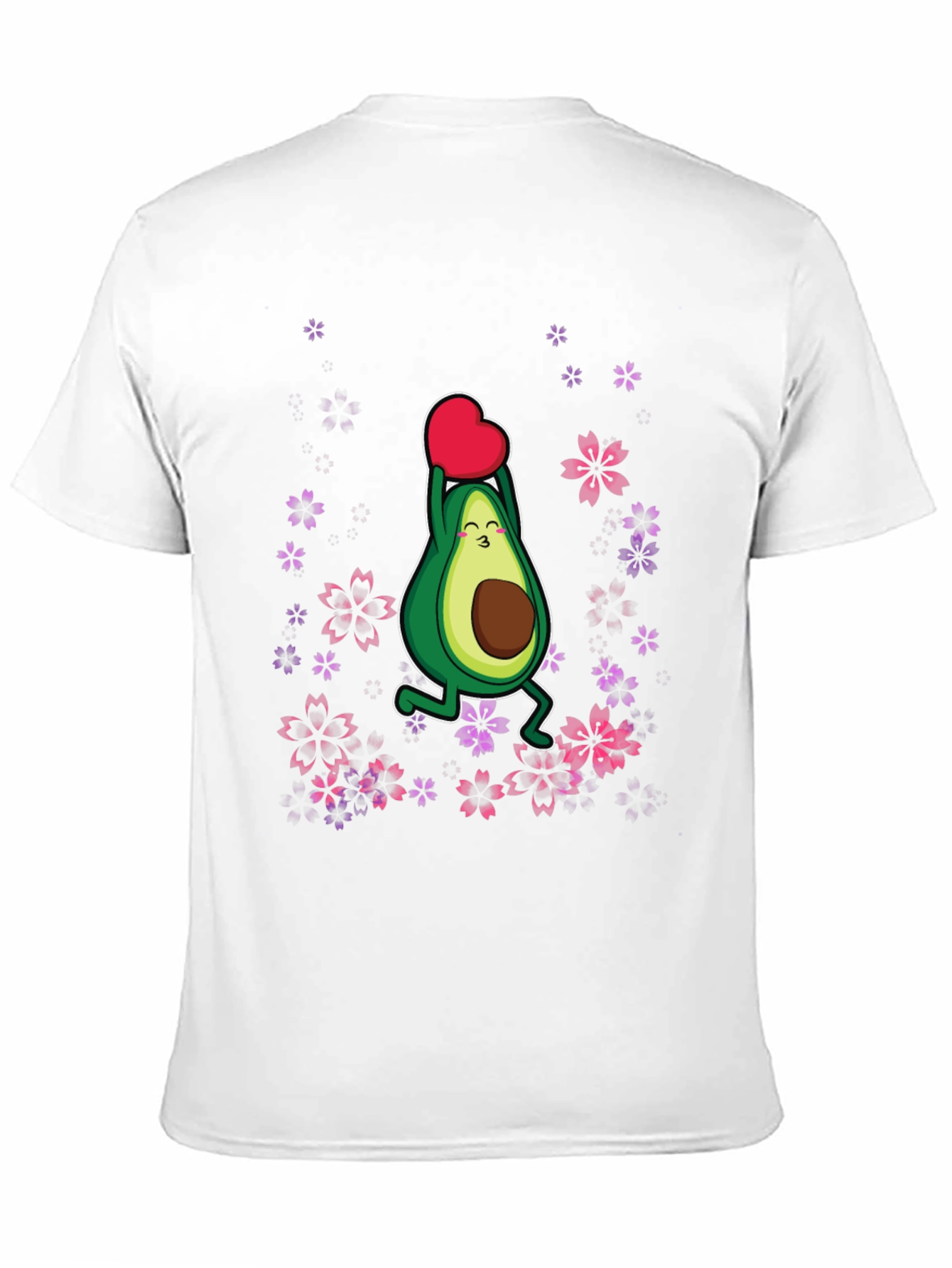 Avocado Heart T-Shirt - Black Graphic Tee