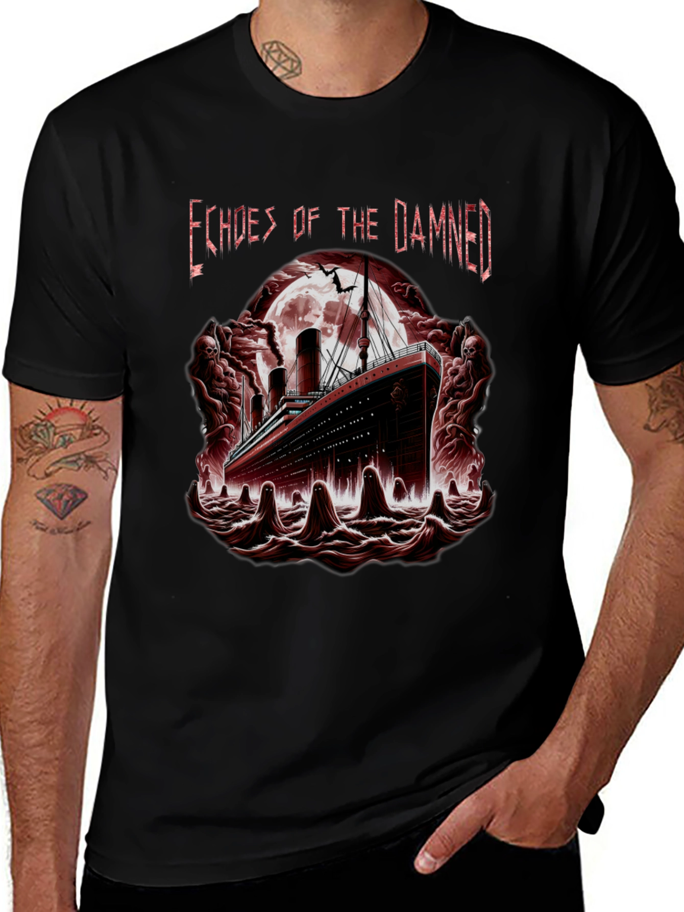 Echoes of the Damned Graphic T-Shirt