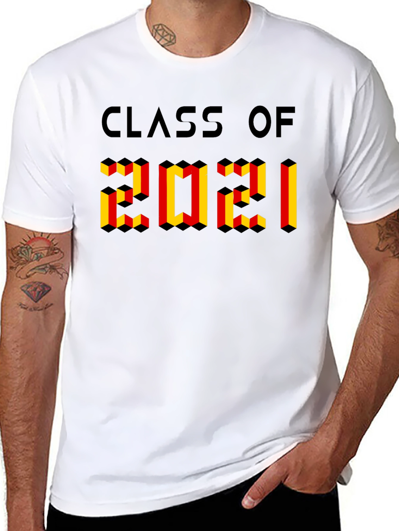 Class of 2021 Graphic Tee - Graduation Year Shirt
