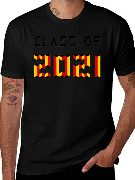 Class of 2021 Graphic Tee - Graduation Year Shirt
