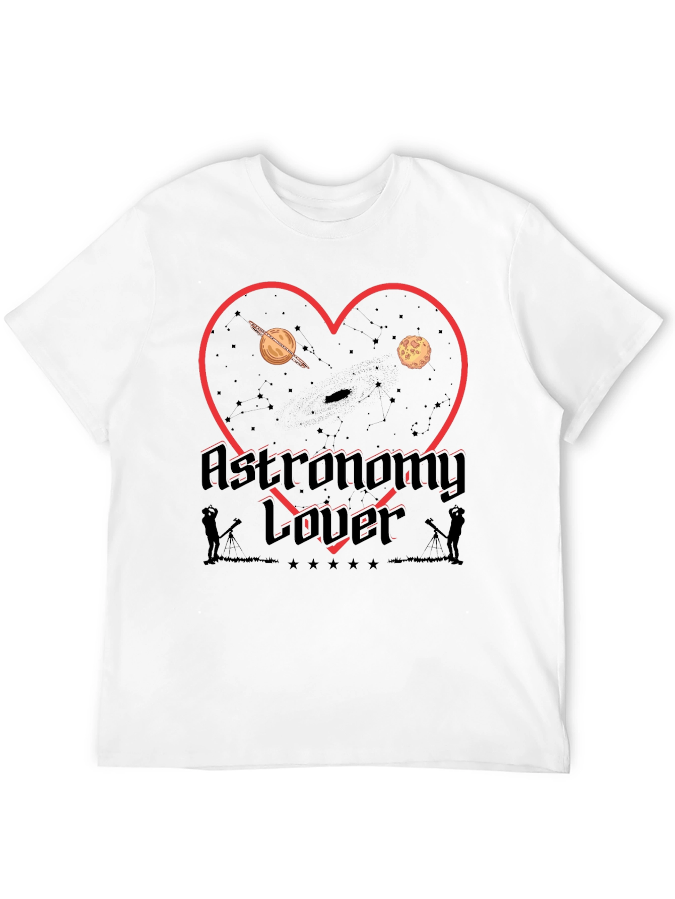 Astronomy Lover Graphic Tee | Stargazing Shirt