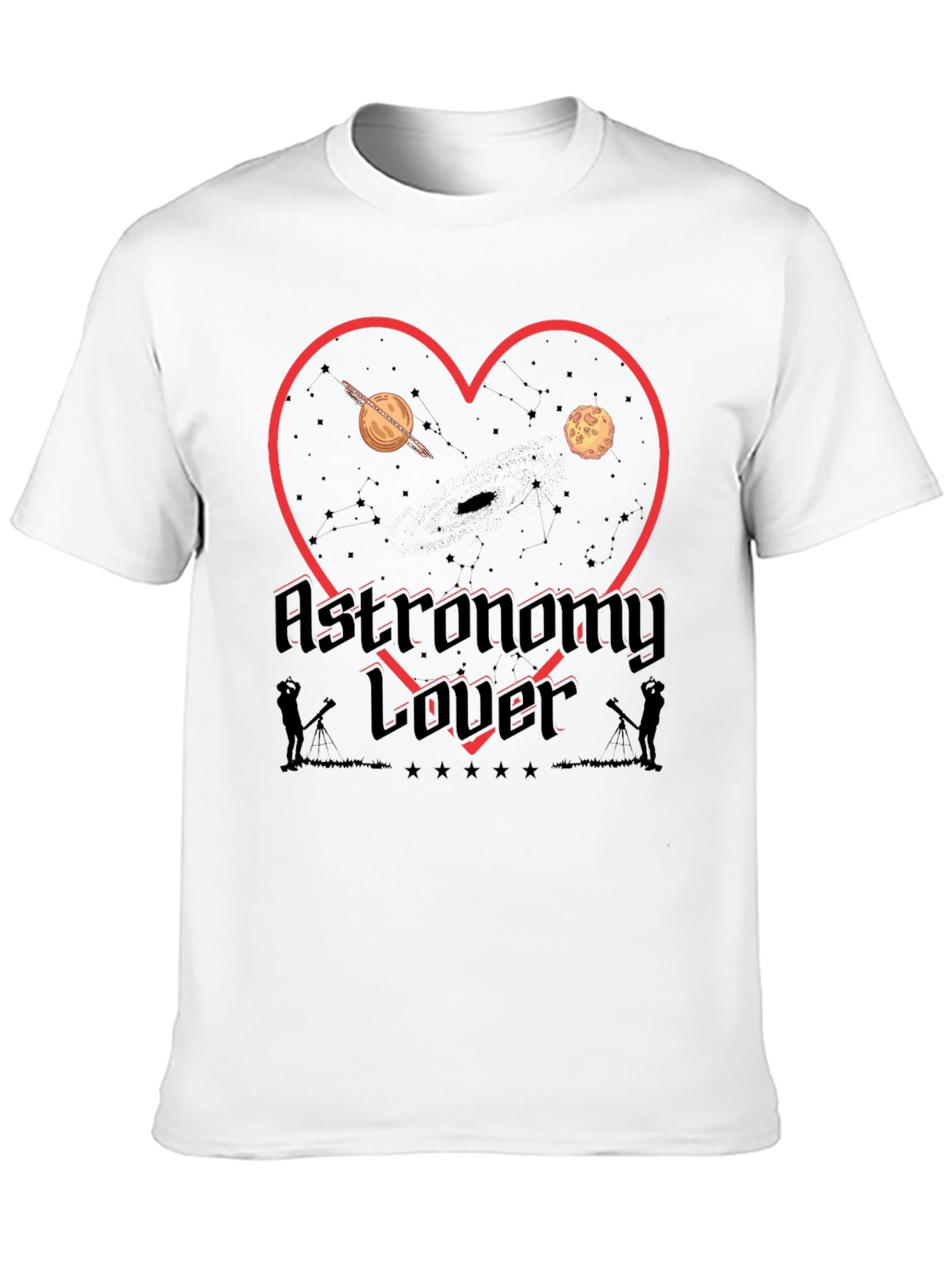 Astronomy Lover Graphic Tee | Stargazing Shirt