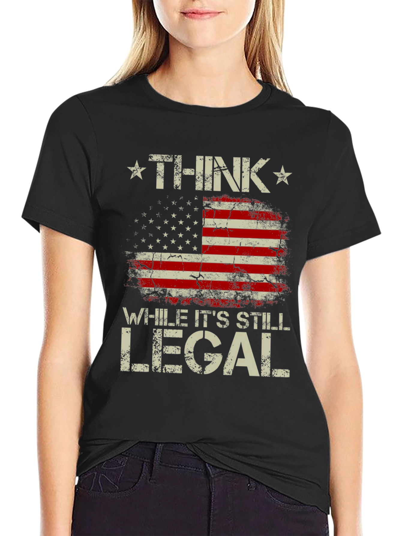 Think While Its Still Legal Patriotic T-Shirt