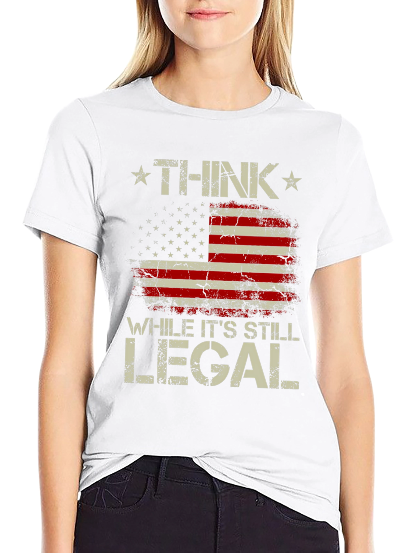 Think While Its Still Legal Patriotic T-Shirt