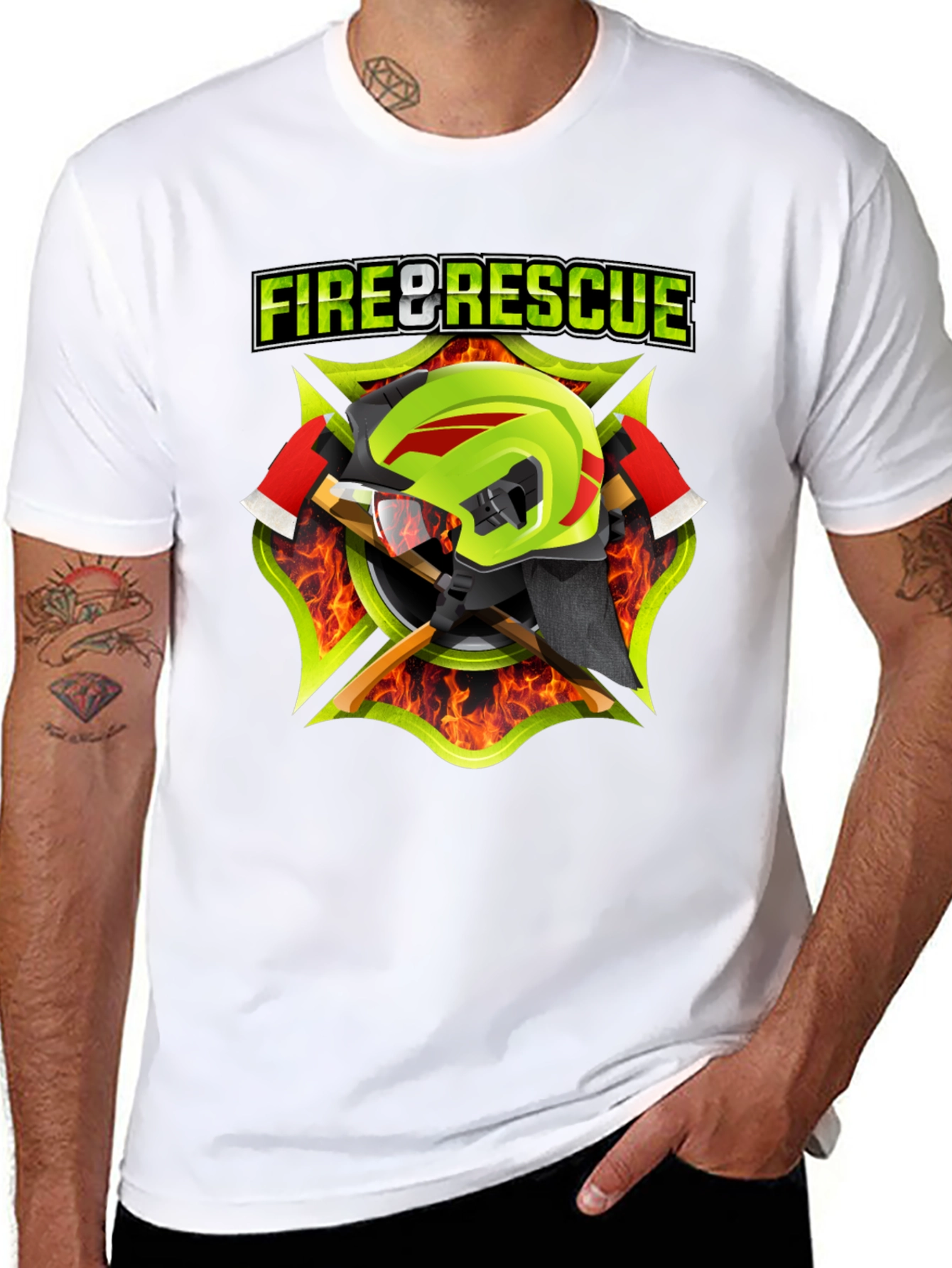 Fire & Rescue Graphic T-Shirt