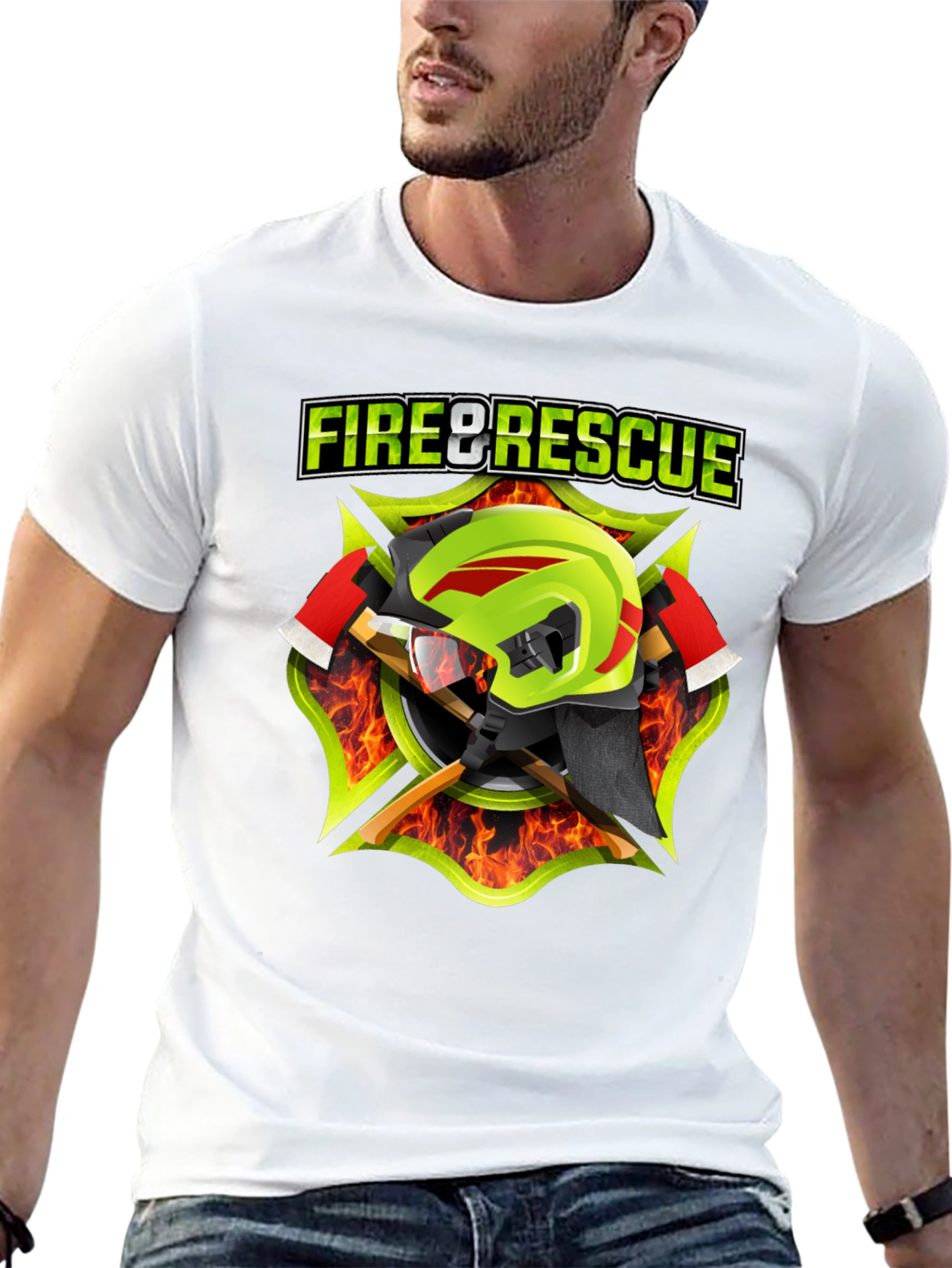 Fire & Rescue Graphic T-Shirt