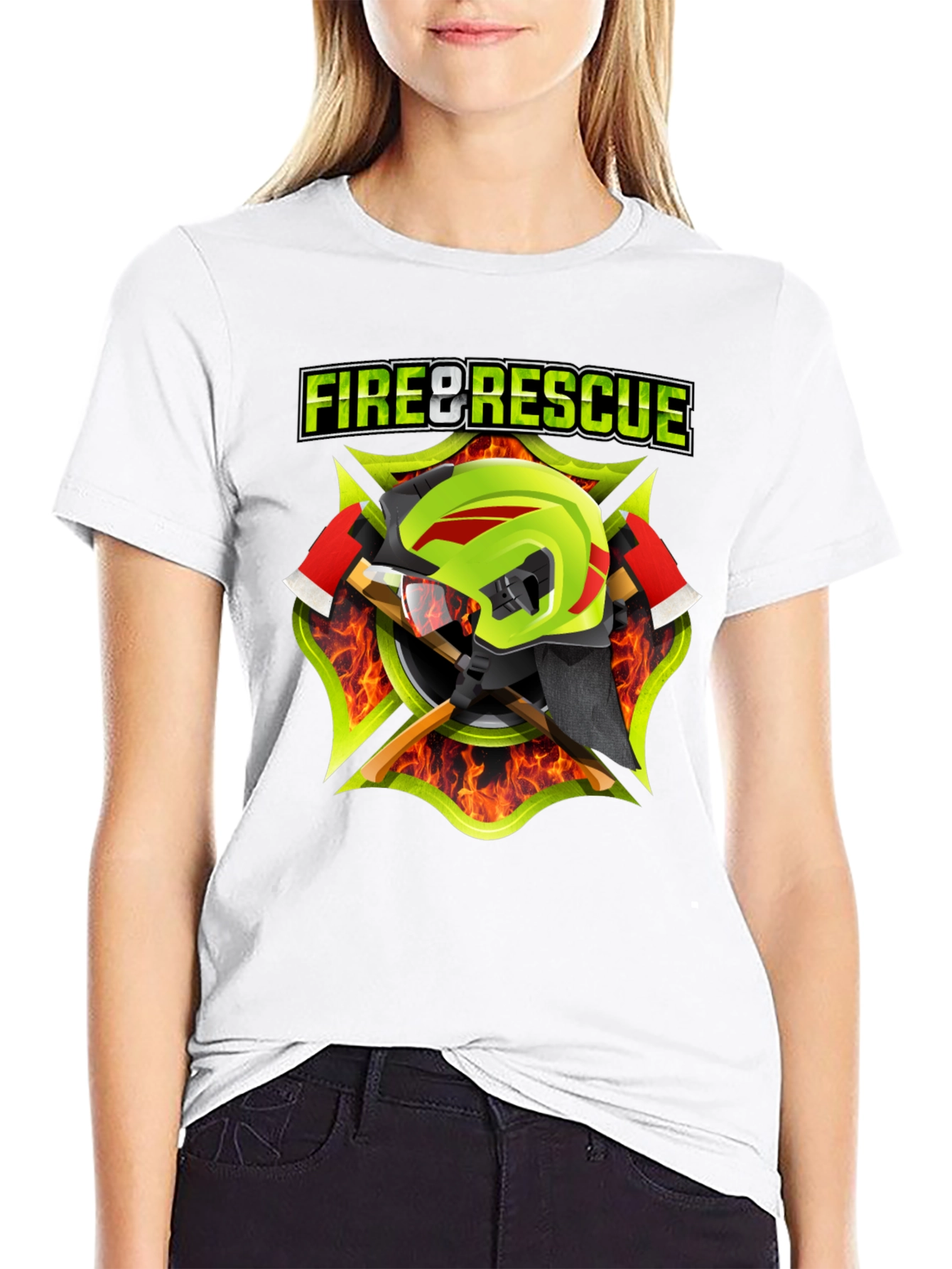 Fire & Rescue Graphic T-Shirt