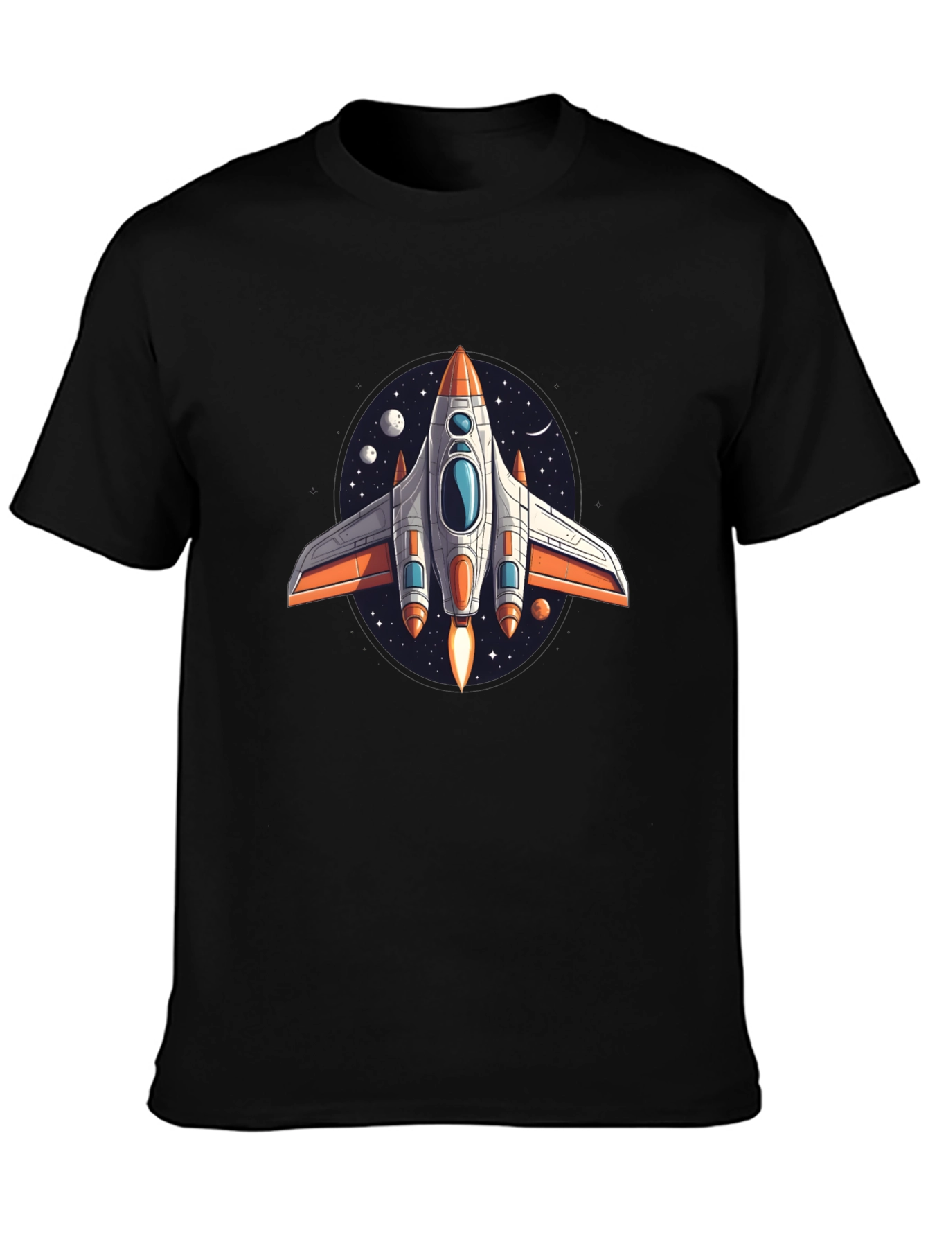 Retro Rocket Ship T-Shirt
