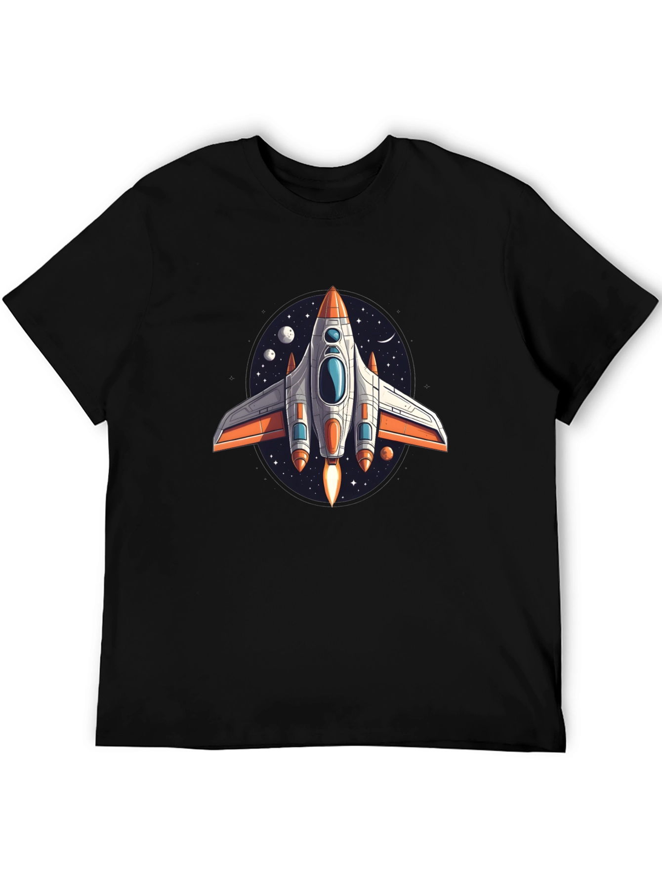 Retro Rocket Ship T-Shirt