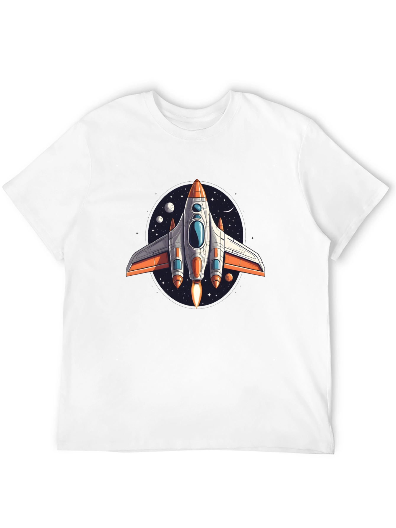 Retro Rocket Ship T-Shirt