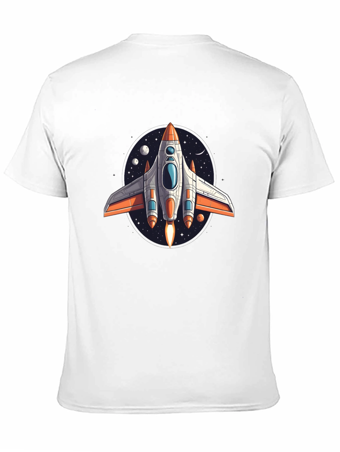 Retro Rocket Ship T-Shirt