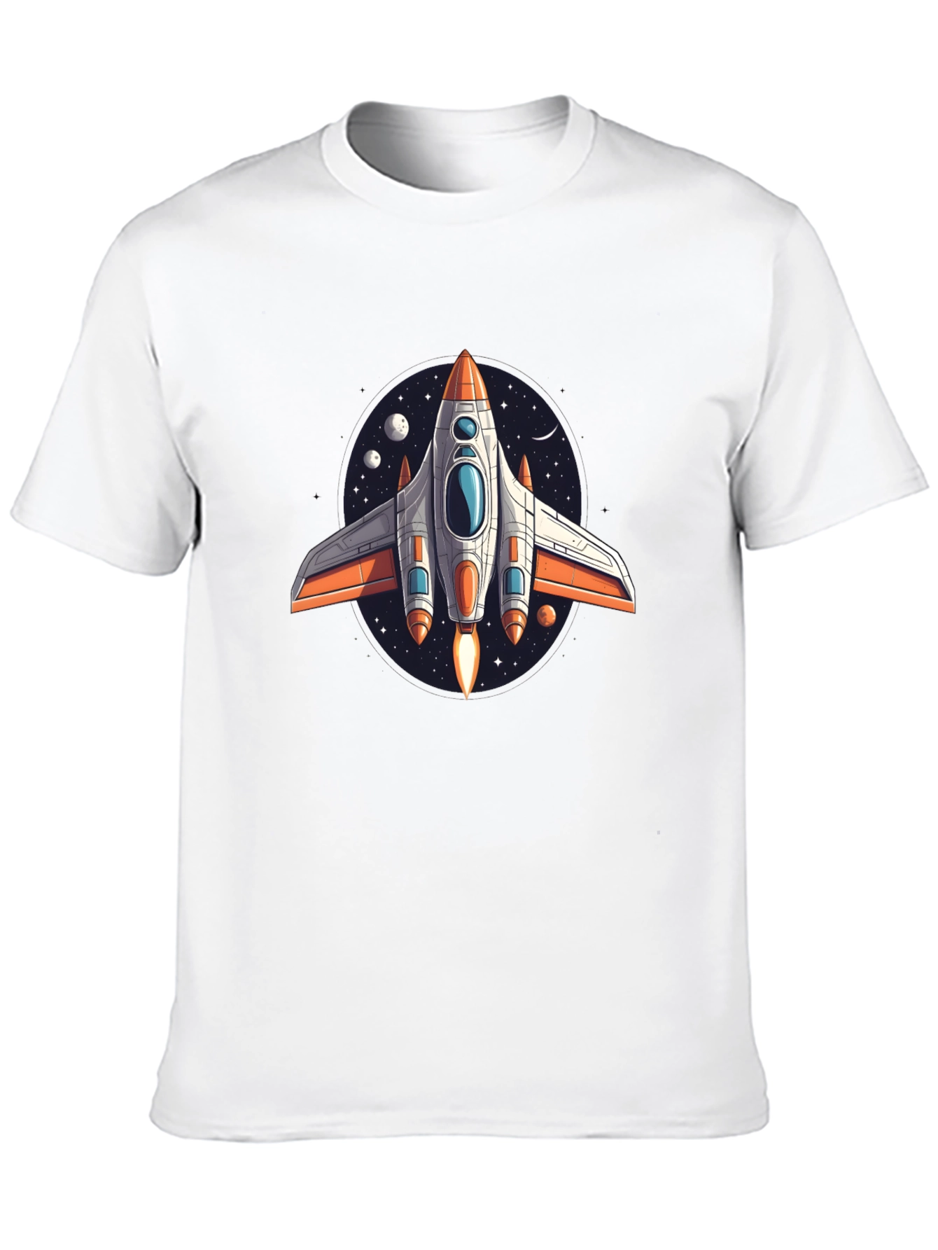Retro Rocket Ship T-Shirt