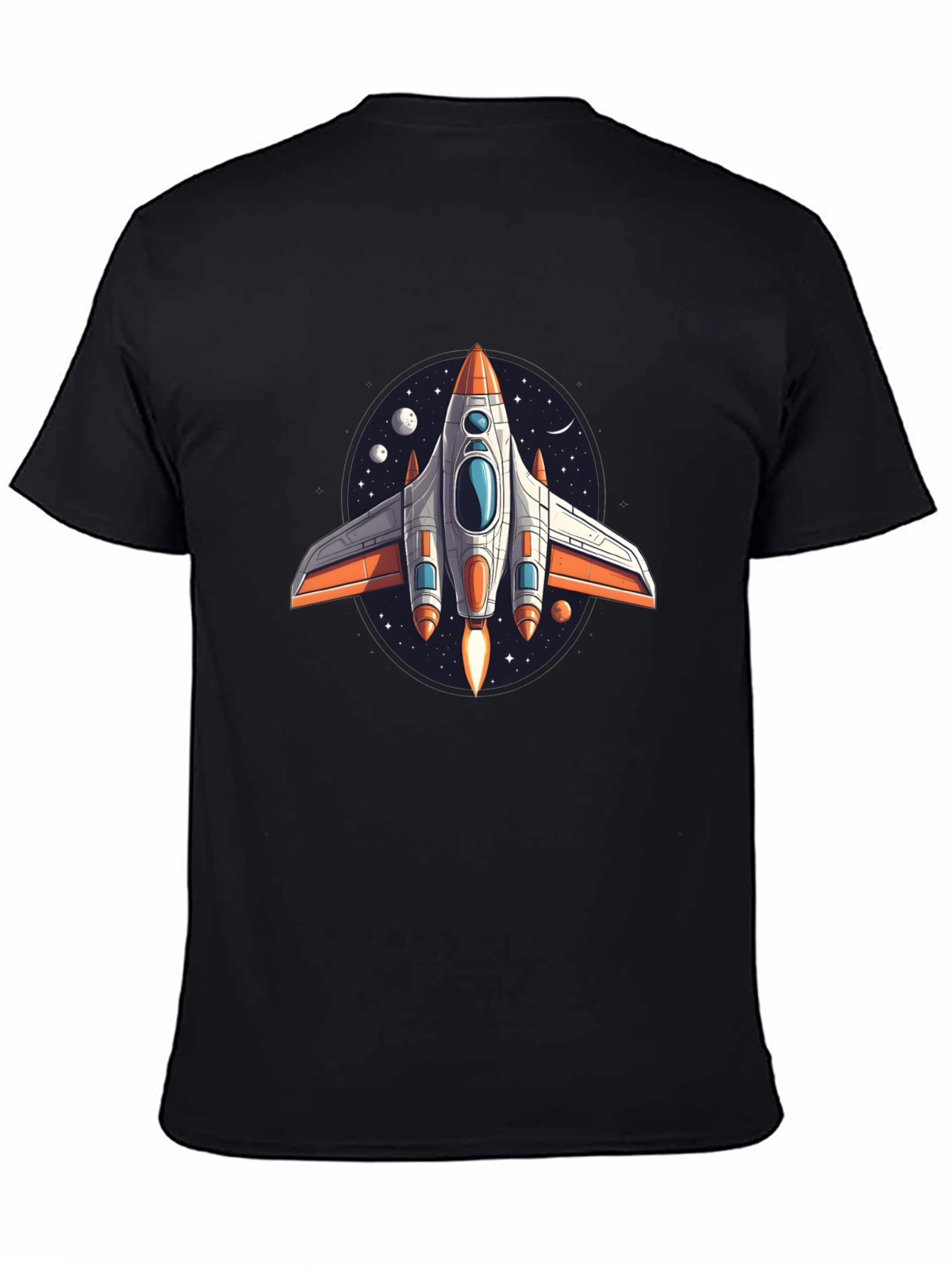 Retro Rocket Ship T-Shirt
