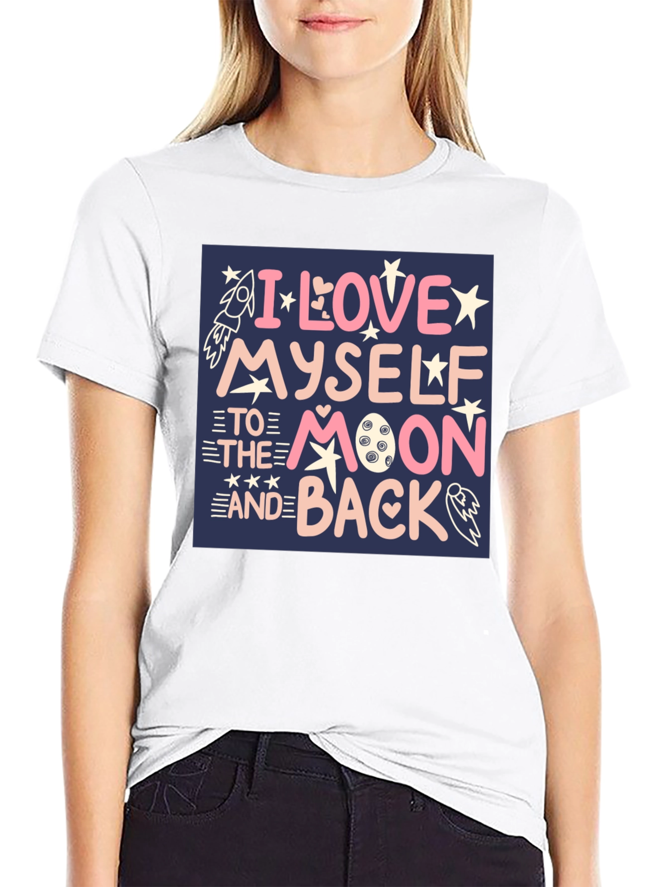 I Love Myself To The Moon Graphic Tee