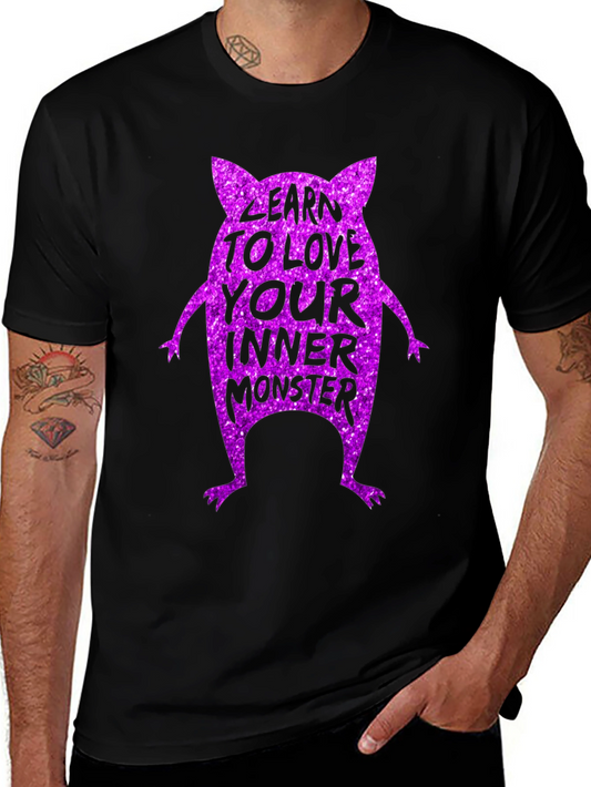 Monster Graphic Tee - Learn To Love Your Inner Monster
