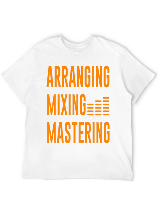 Arranging Mixing Mastering T-Shirt - Black Graphic Tee