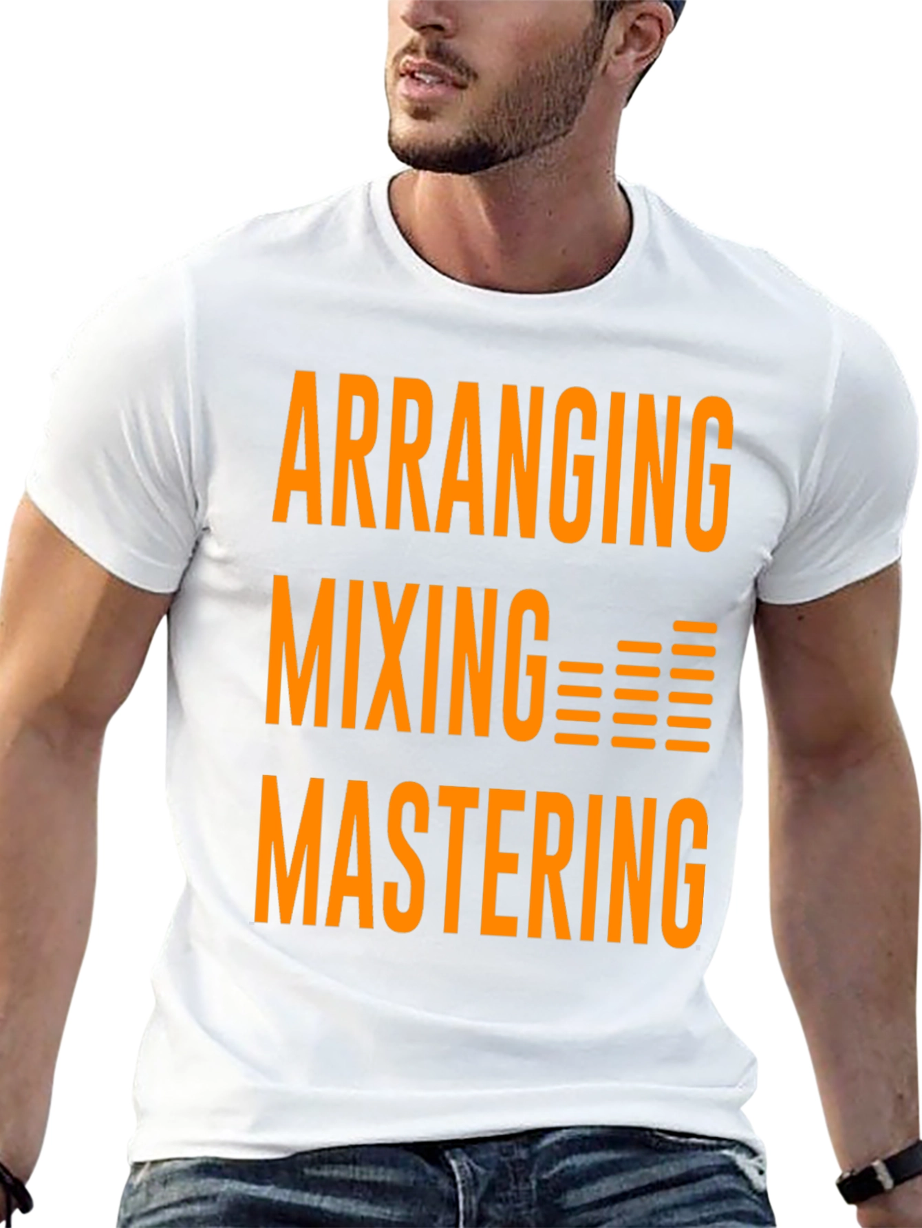 Arranging Mixing Mastering T-Shirt - Black Graphic Tee