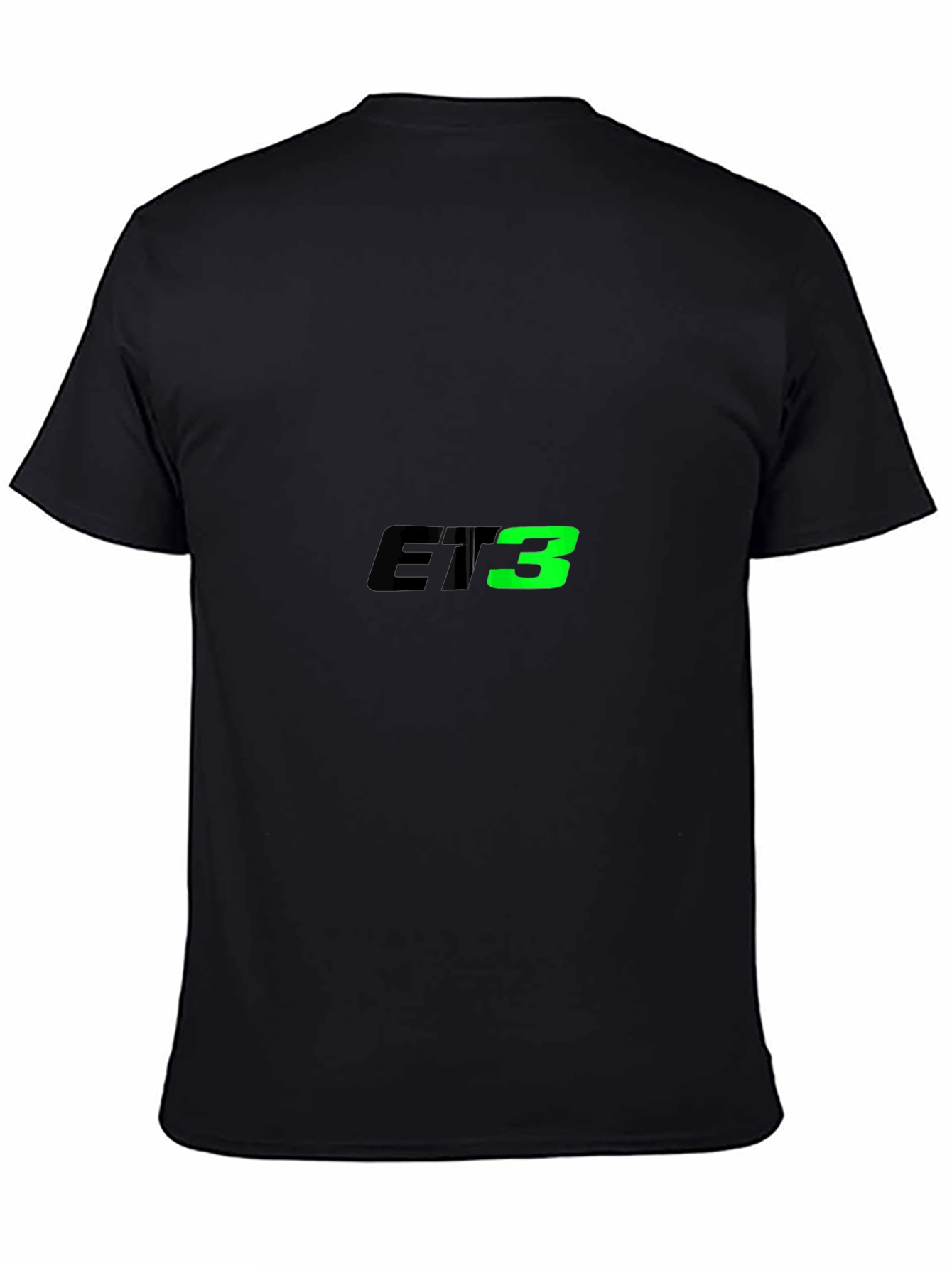 ET3 Graphic Tee - Black Cotton Blend
