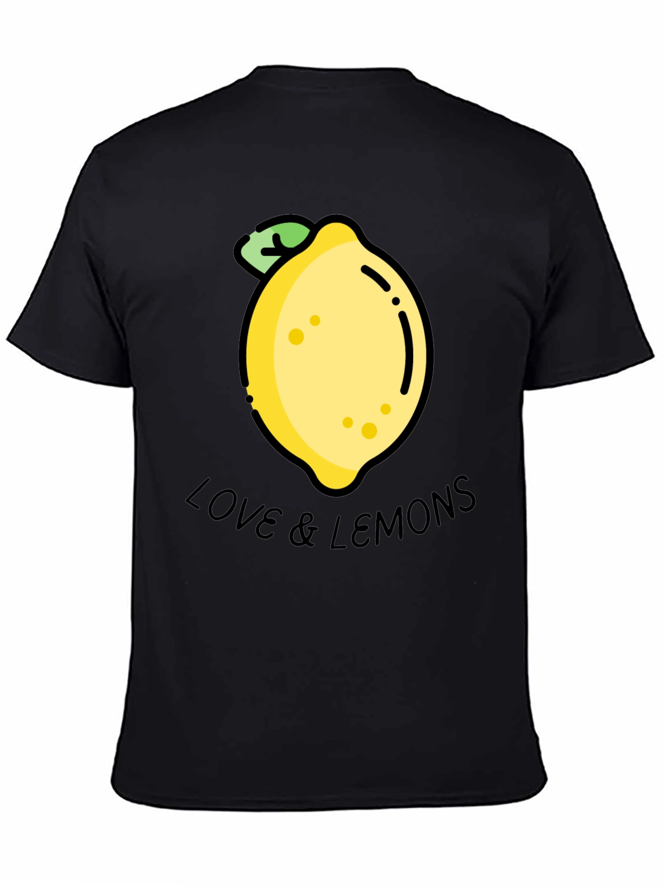 Love & Lemons Graphic Tee - Unisex Black T-Shirt