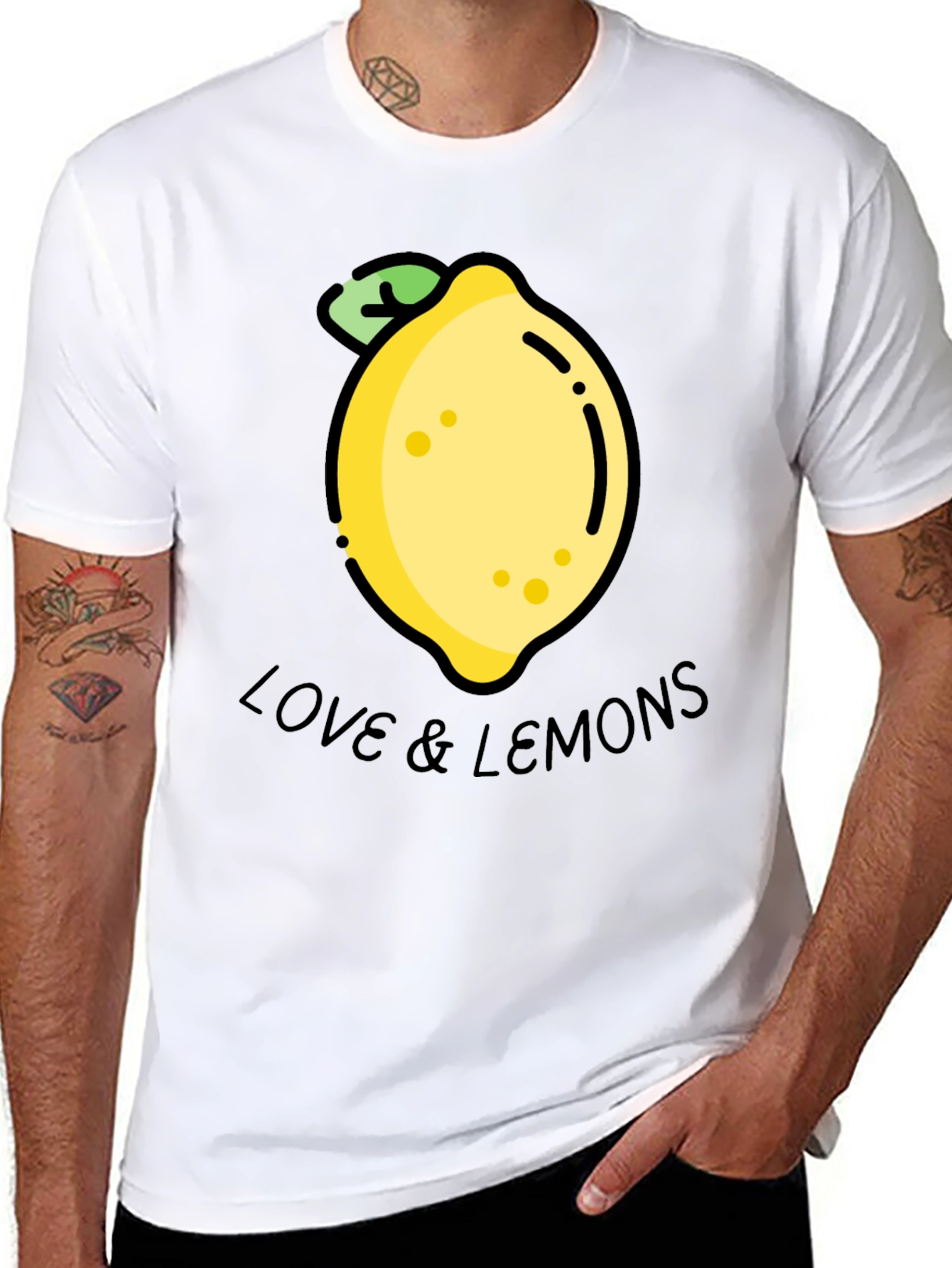 Love & Lemons Graphic Tee - Unisex Black T-Shirt