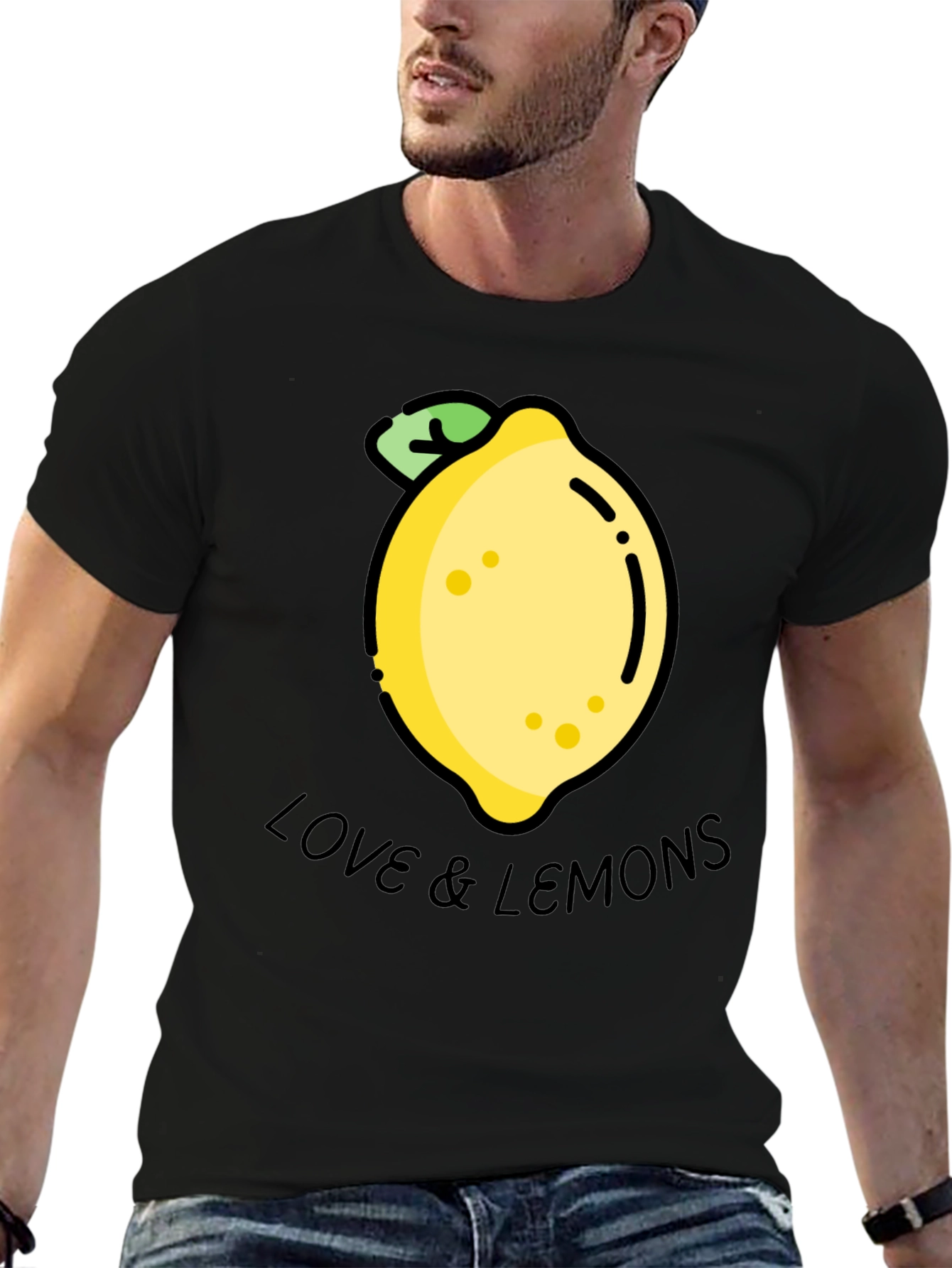 Love & Lemons Graphic Tee - Unisex Black T-Shirt