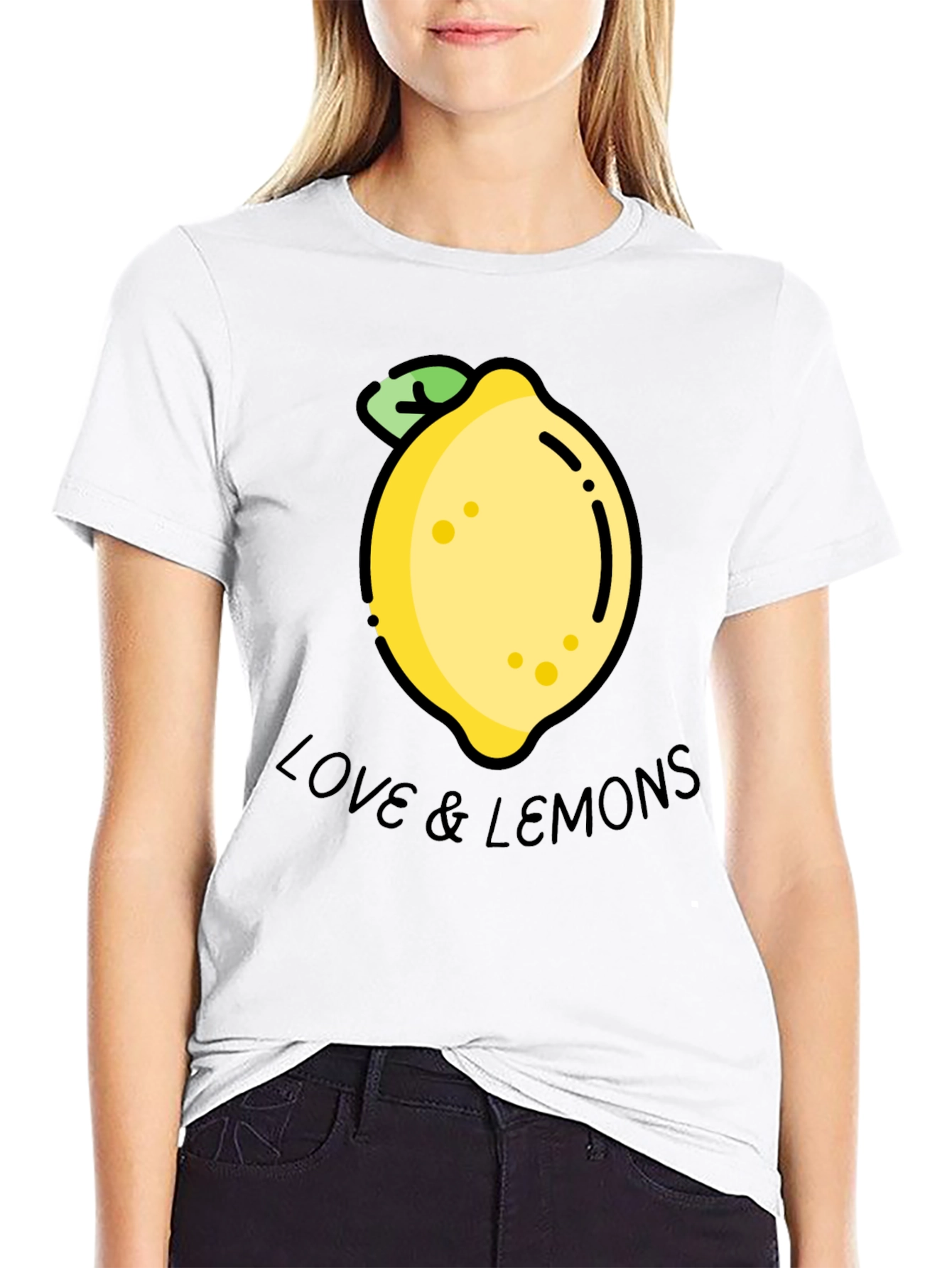 Love & Lemons Graphic Tee - Unisex Black T-Shirt