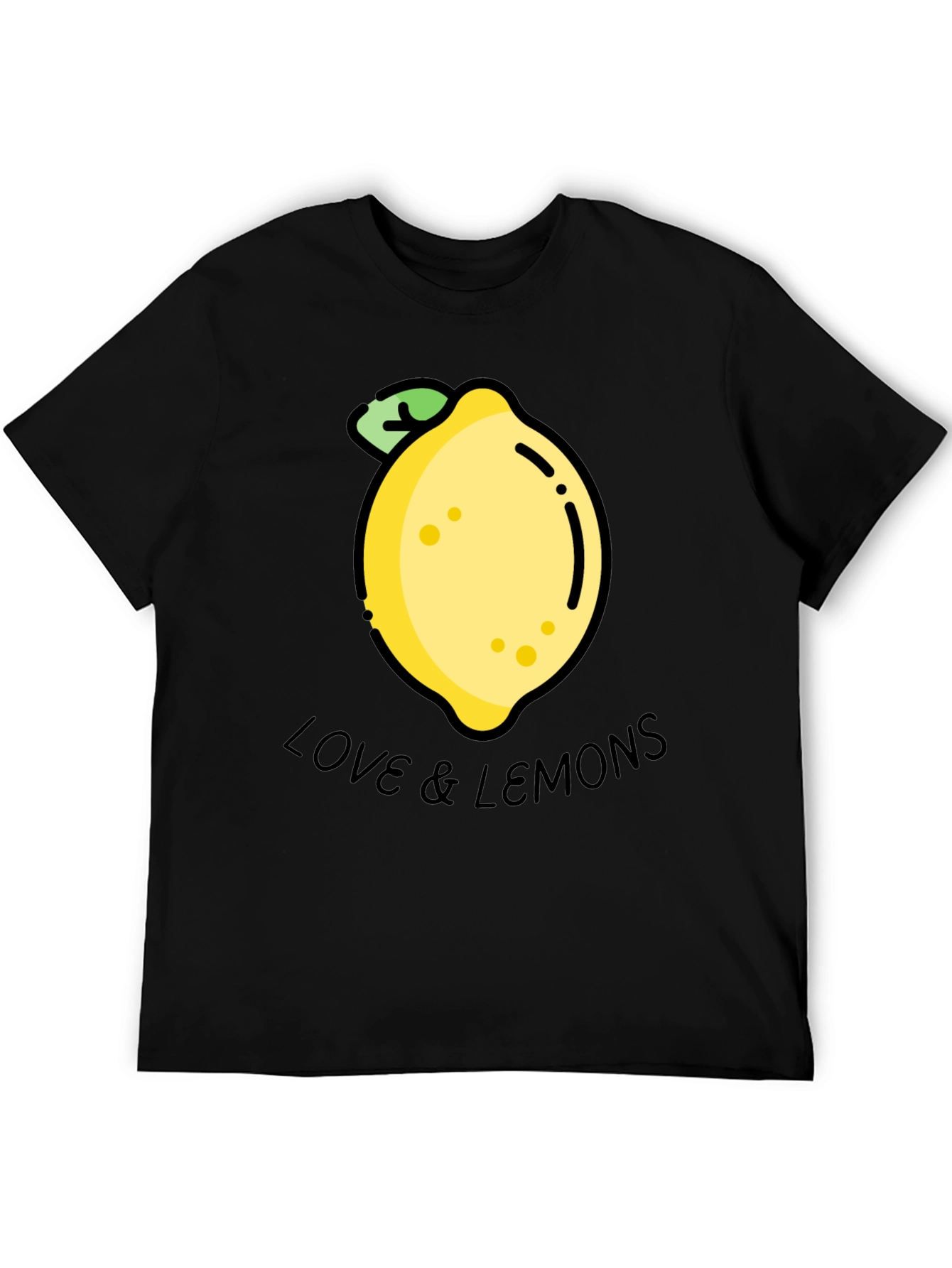 Love & Lemons Graphic Tee - Unisex Black T-Shirt