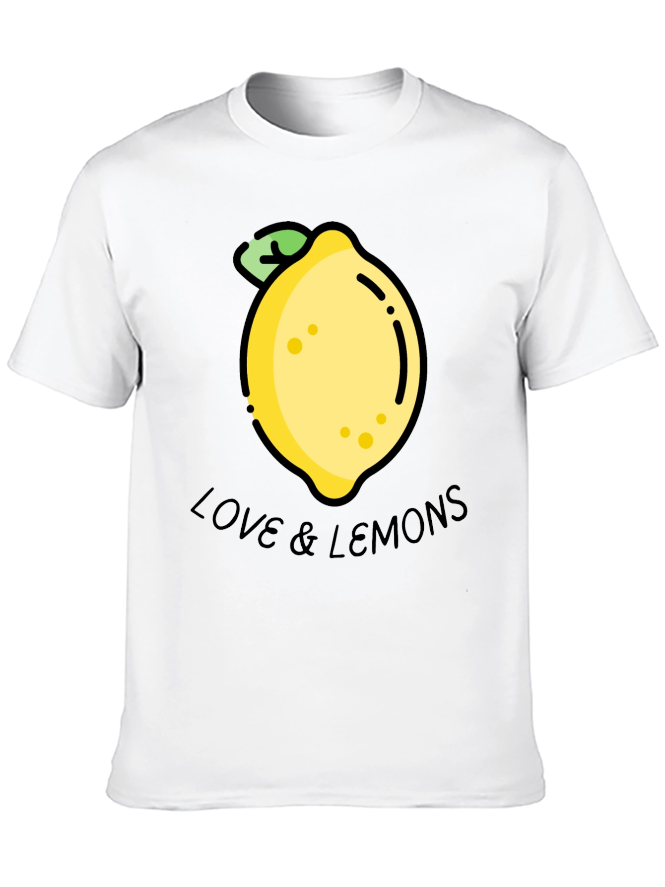 Love & Lemons Graphic Tee - Unisex Black T-Shirt