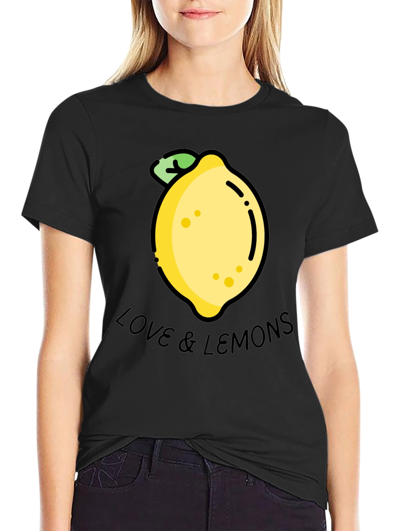 Love & Lemons Graphic Tee - Unisex Black T-Shirt