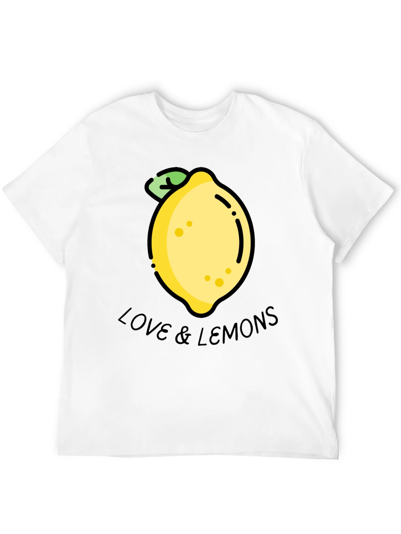 Love & Lemons Graphic Tee - Unisex Black T-Shirt