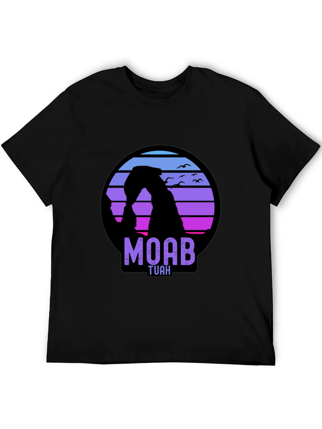 Moab Tuah Arch T-Shirt - Retro Sunset Design