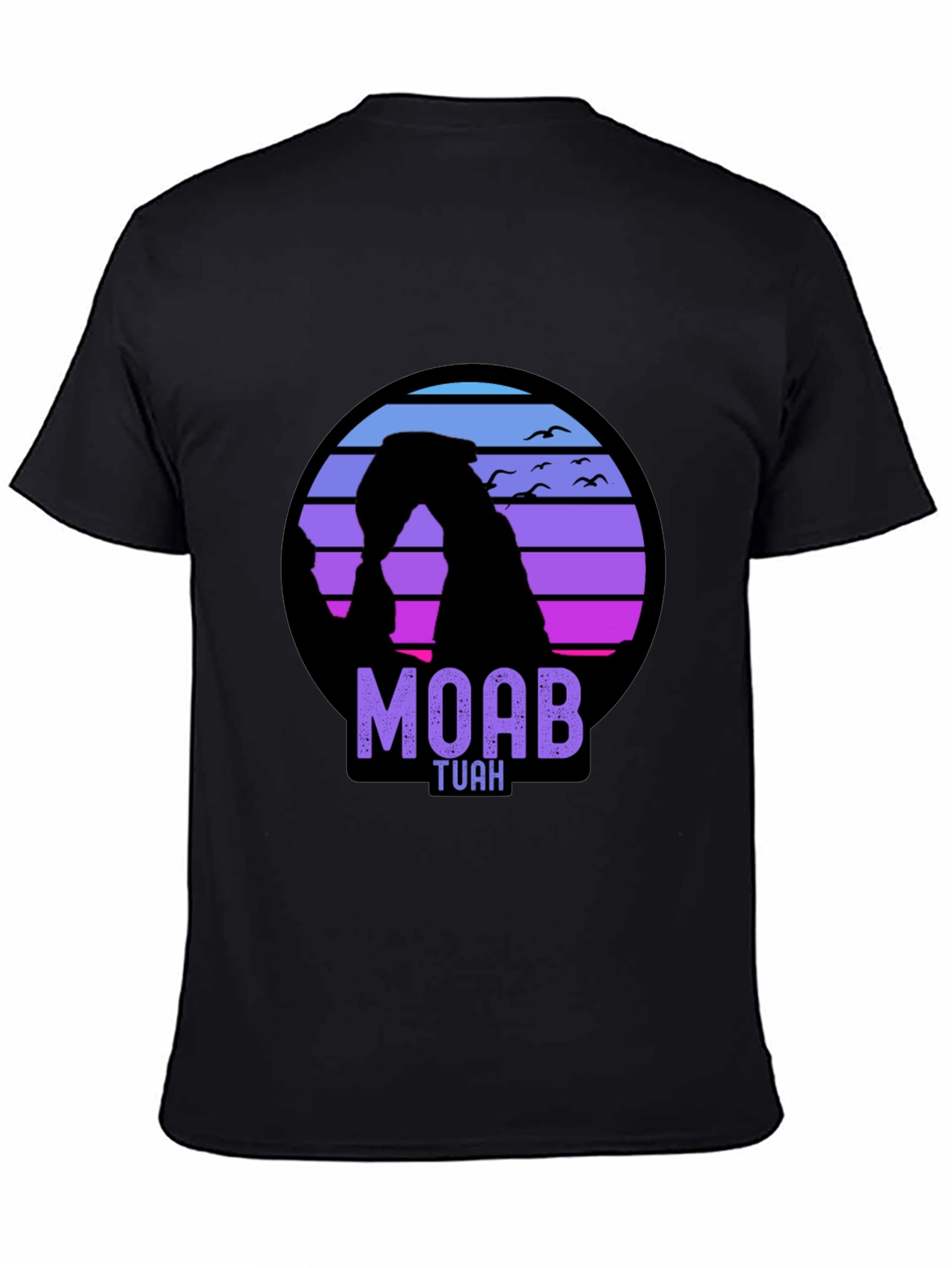 Moab Tuah Arch T-Shirt - Retro Sunset Design