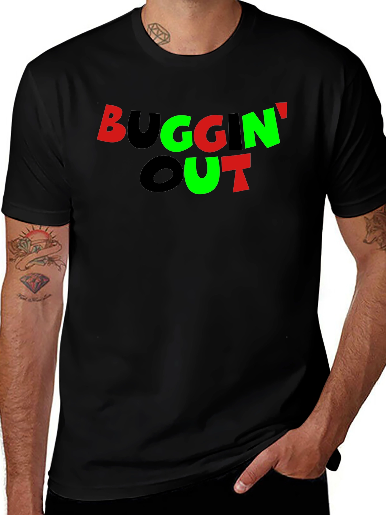 Buggin Out Graphic Tee - Bold Statement Shirt