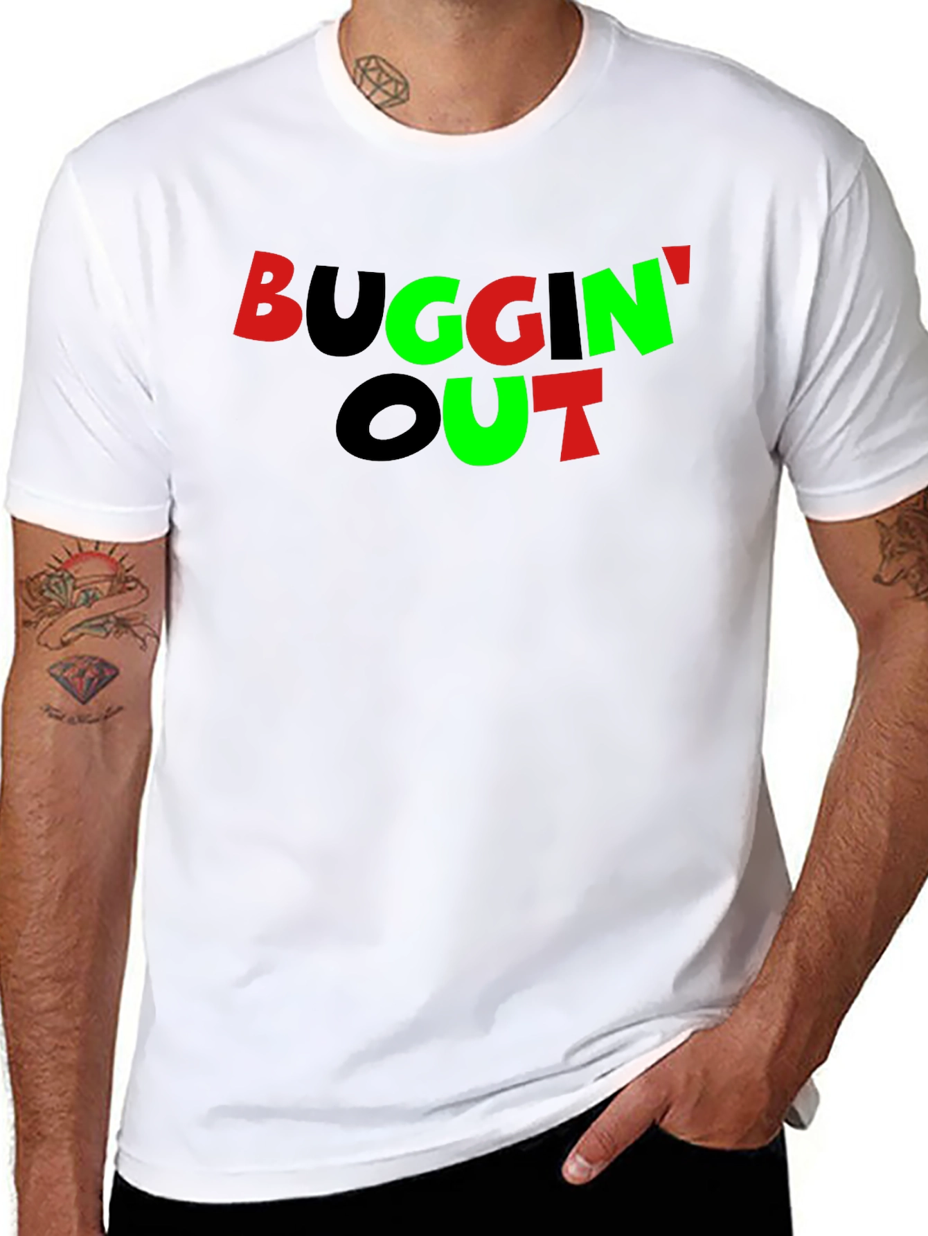 Buggin Out Graphic Tee - Bold Statement Shirt