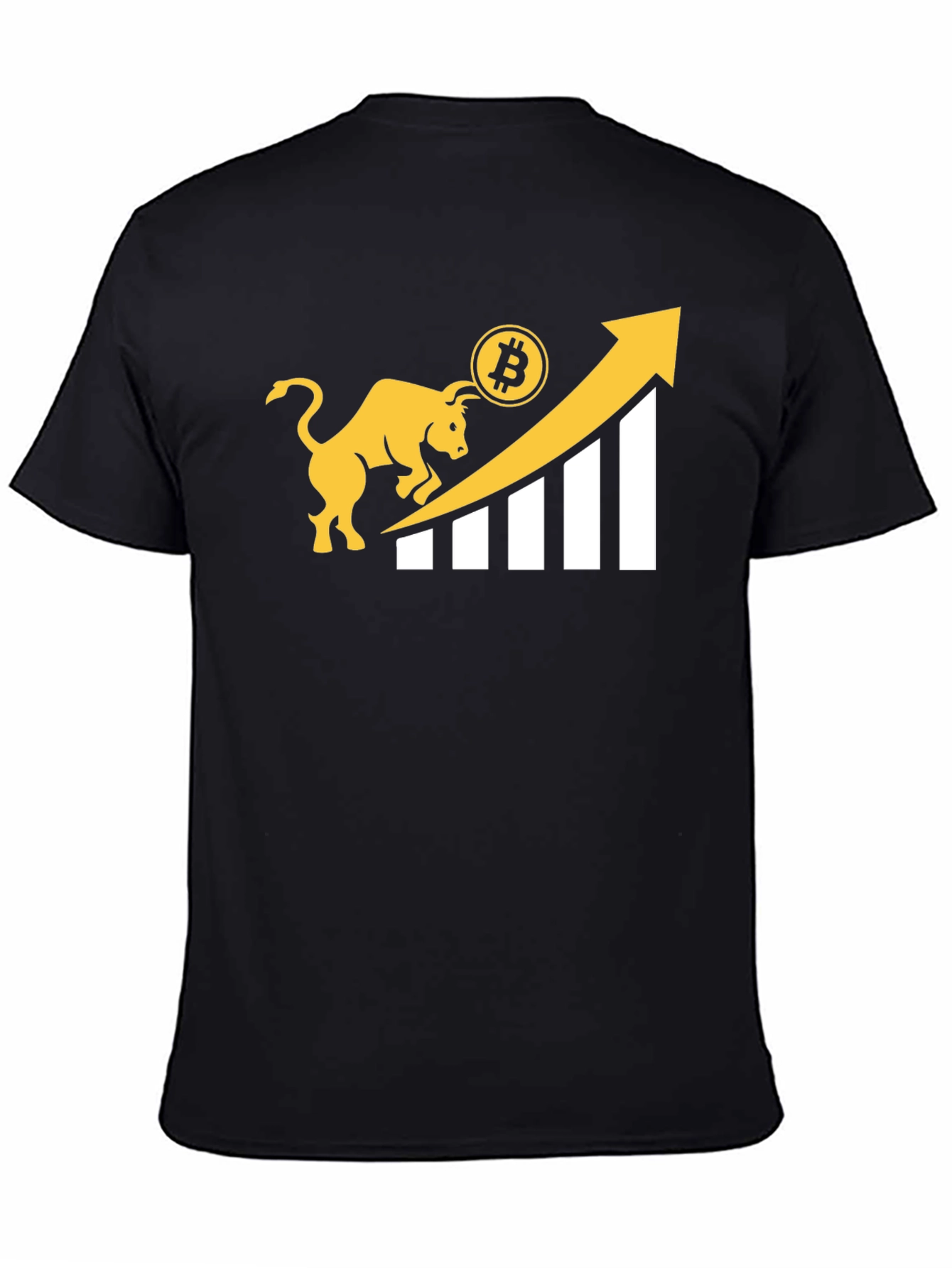 Bitcoin Bull Run Black T-Shirt - Crypto Investor