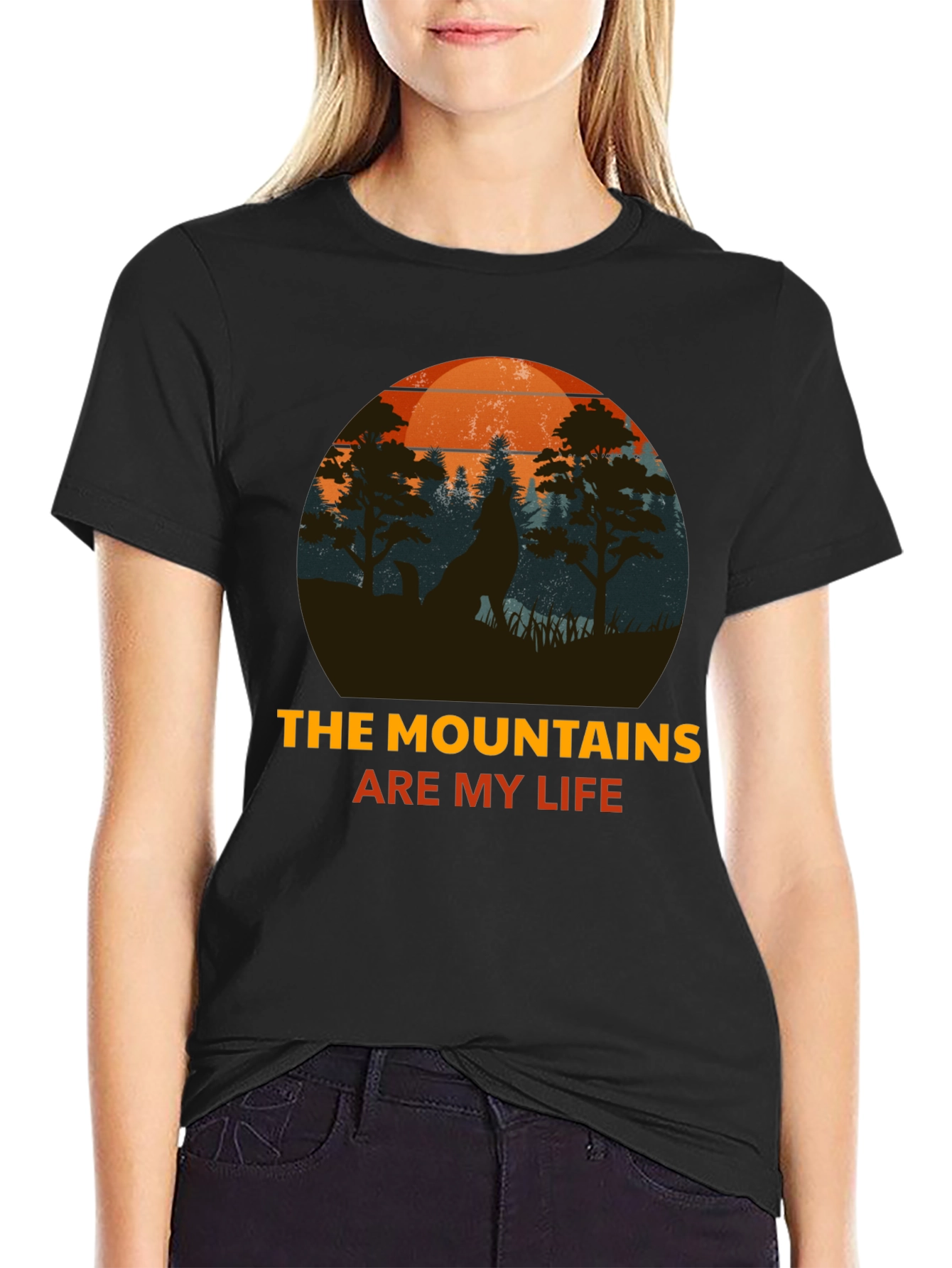 Mountains Are My Life Graphic Tee