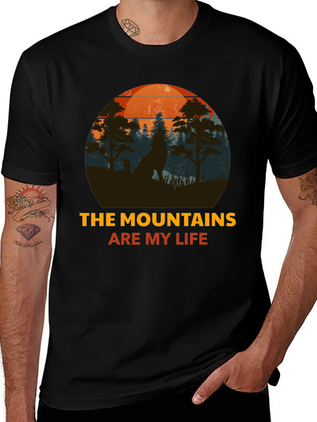 Mountains Are My Life Graphic Tee