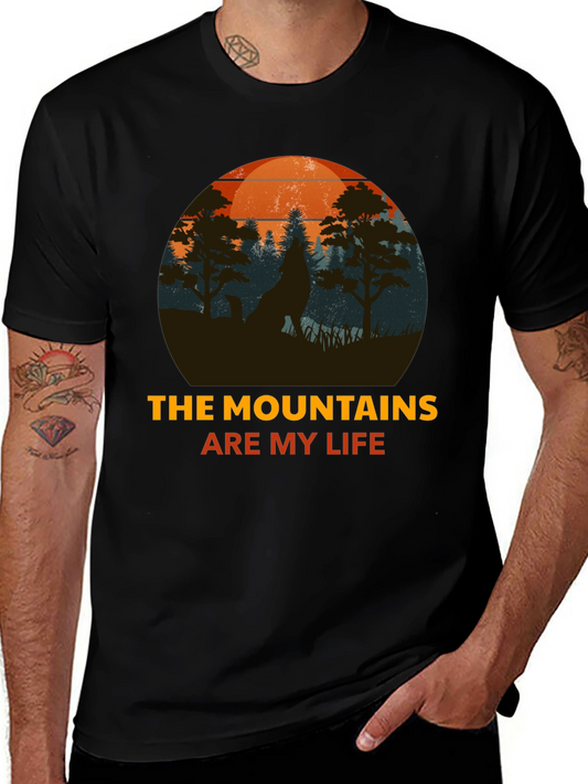 Mountains Are My Life Graphic Tee