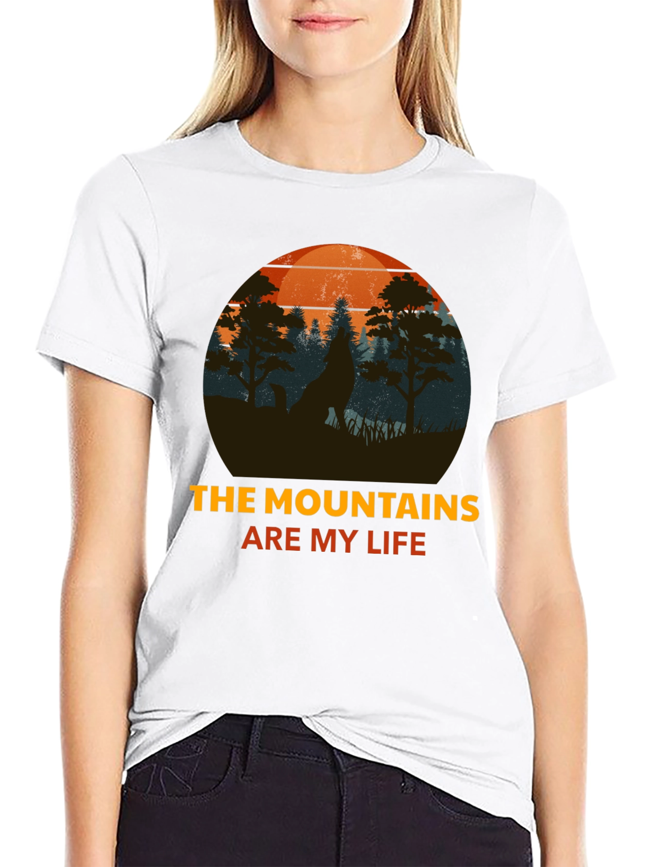 Mountains Are My Life Graphic Tee