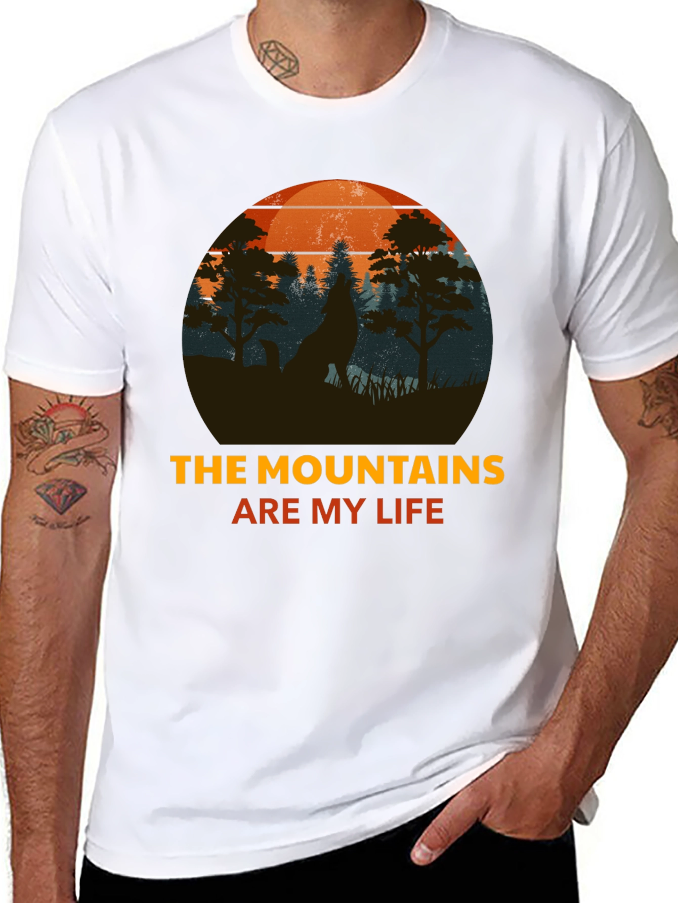 Mountains Are My Life Graphic Tee