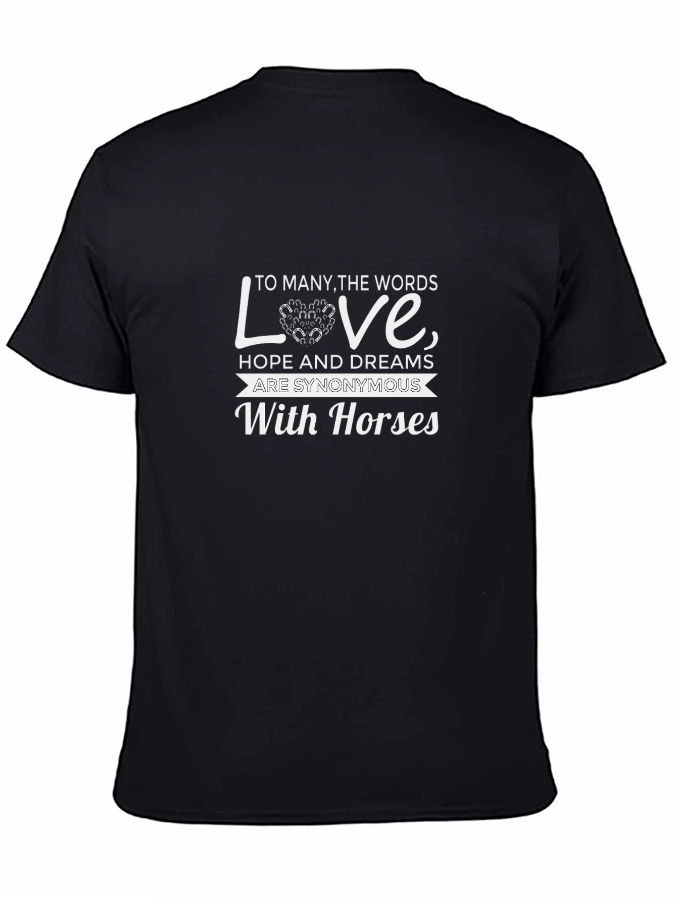 Horses Love T-Shirt - Equestrian Dream Tee