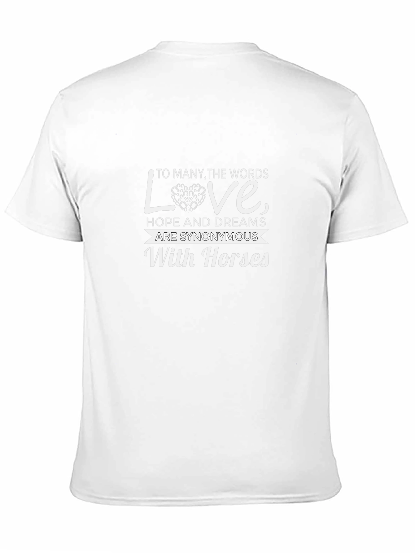 Horses Love T-Shirt - Equestrian Dream Tee