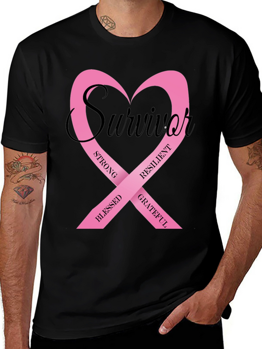 Breast Cancer Survivor Ribbon T-Shirt