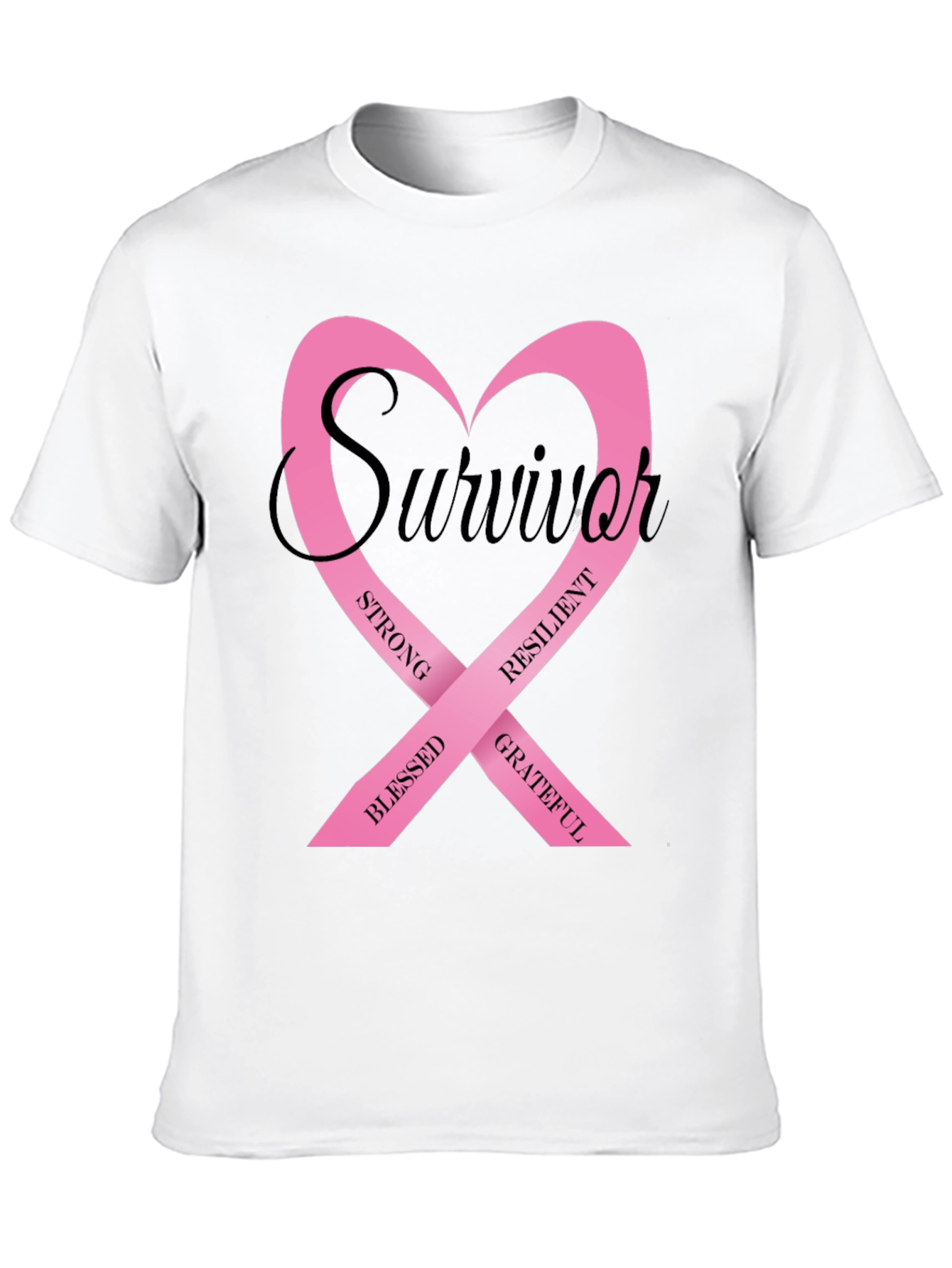 Breast Cancer Survivor Ribbon T-Shirt